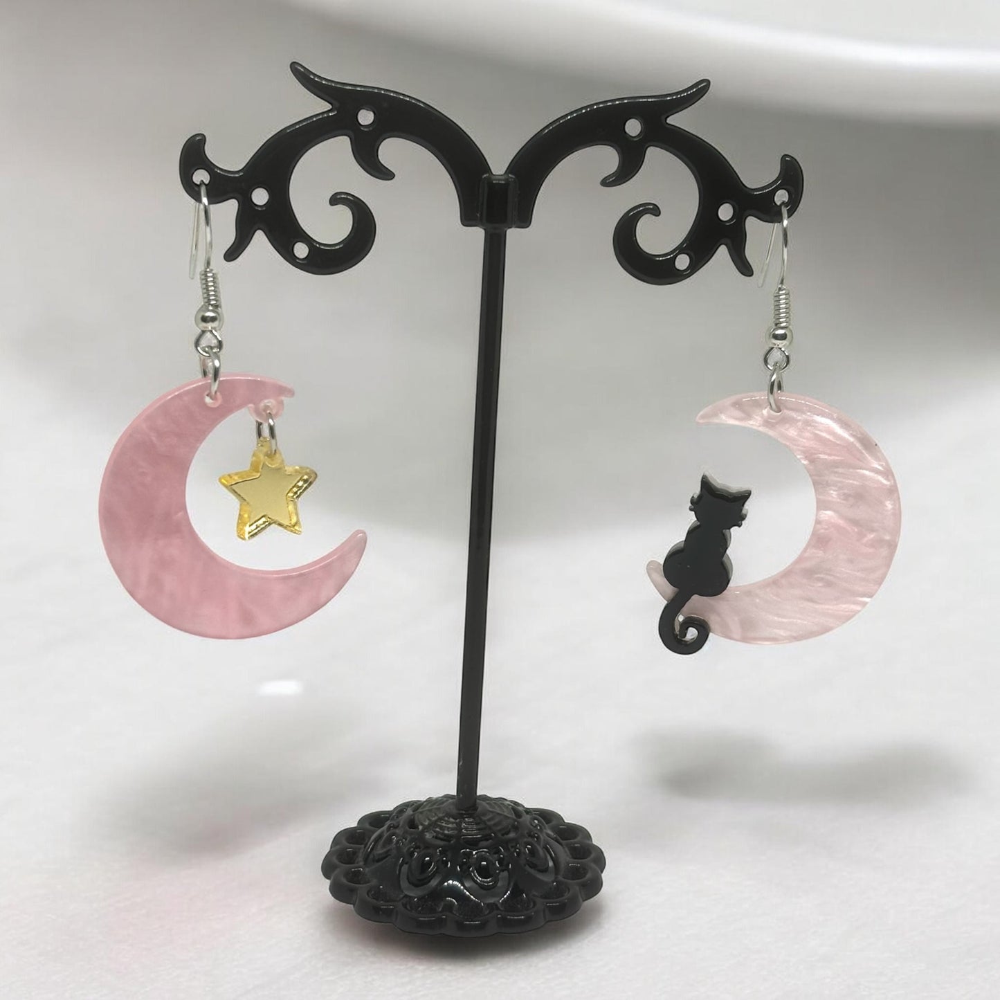 Witchy Earrings * Pentacle Earrings * Magick Earrings * Tarot Card Earrings * Pentagram Earrings * Dangle Earrings *Witchcraft Theme Earring