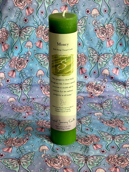 Money Spell Candle ~ Abundance Spell Candle ~ Cash Spell Candle ~ Witchcraft ~ Spell Candles ~ Wiccan ~ Pagan ~ Witch ~ Spellwork