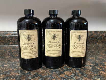 Cleansing Spray * Banish Those Demons * Protection Solution for Walls and Floors * 16 Ounces
