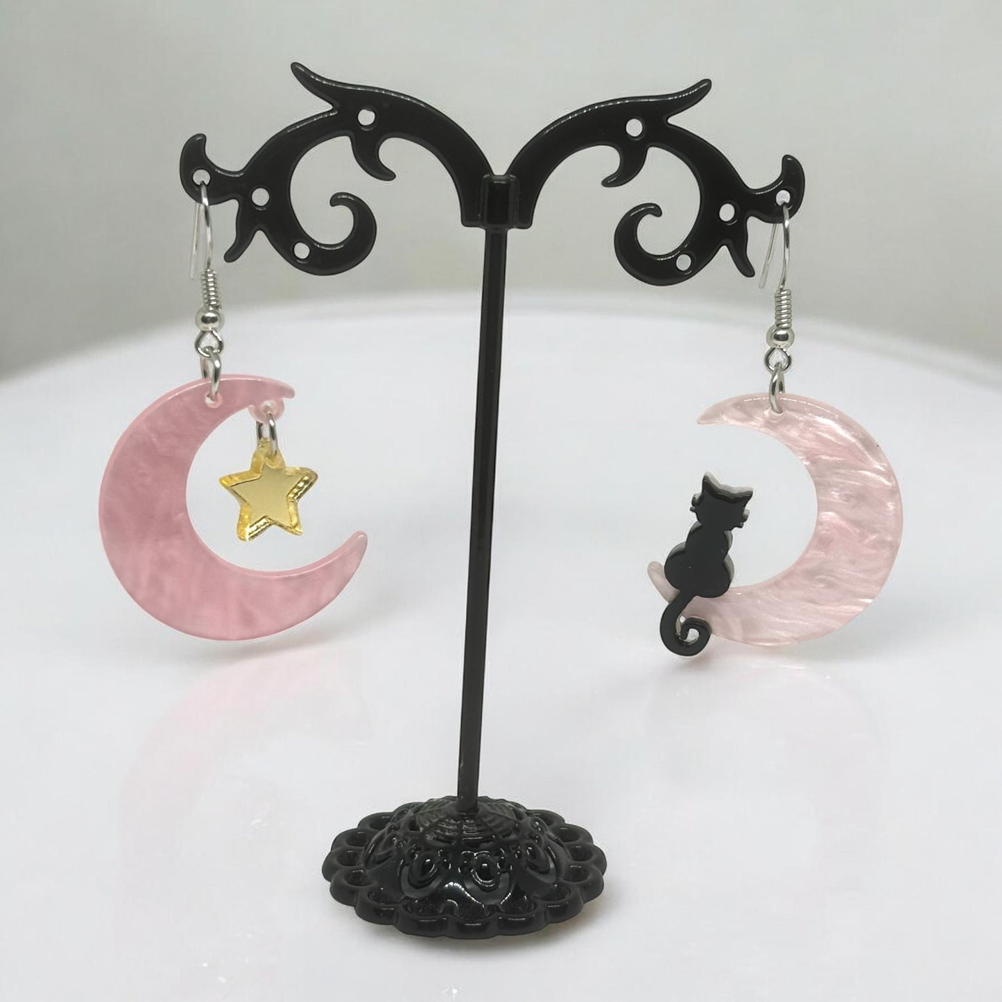Witchy Earrings * Pentacle Earrings * Magick Earrings * Tarot Card Earrings * Pentagram Earrings * Dangle Earrings *Witchcraft Theme Earring