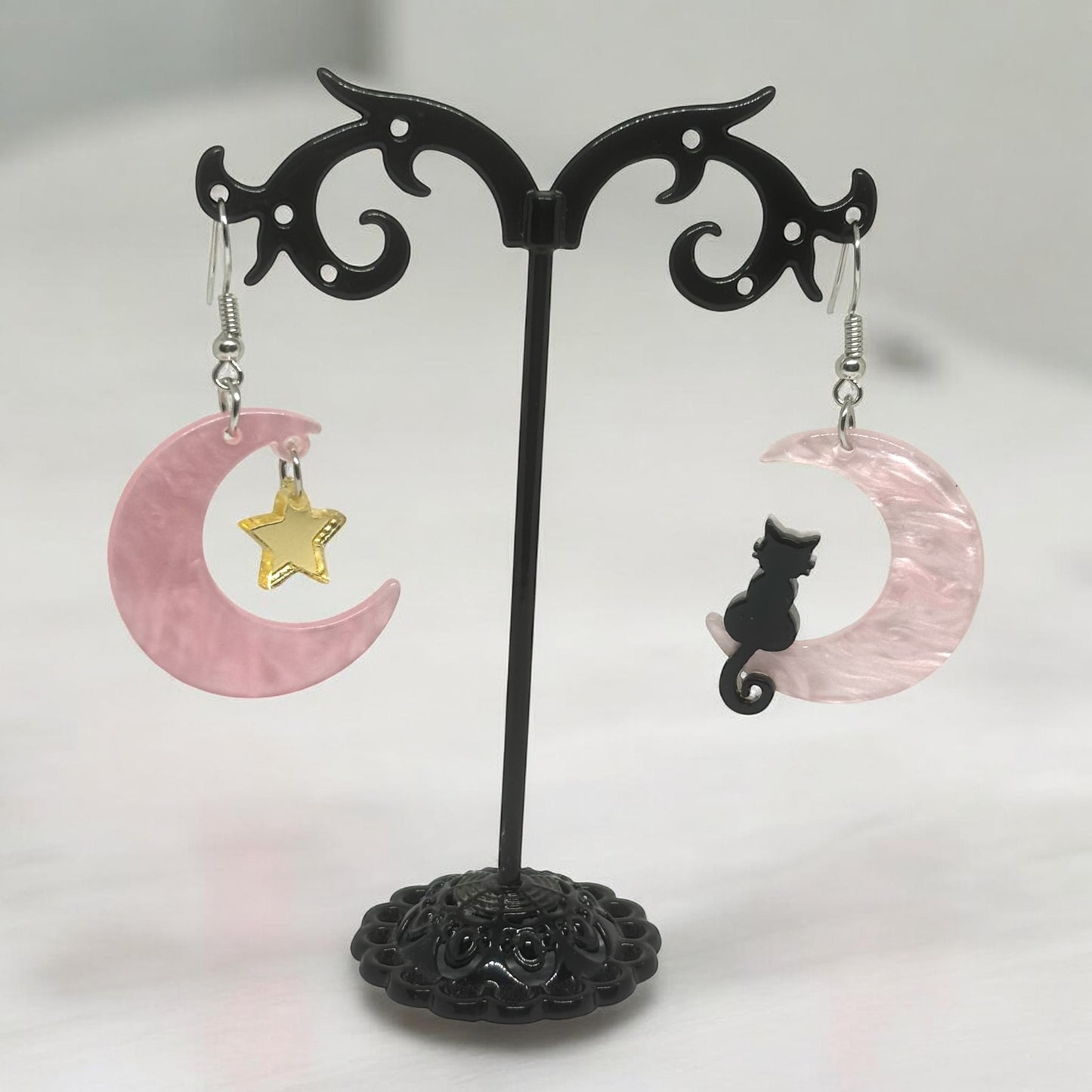 Witchy Earrings * Pentacle Earrings * Magick Earrings * Tarot Card Earrings * Pentagram Earrings * Dangle Earrings *Witchcraft Theme Earring