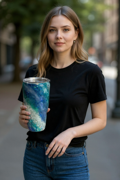 Milky Way~ Glitter Epoxy Tumbler ~ Epoxy Tumbler  ~ 30 oz. Tumbler ~ Custom Tumblers ~ Gifts~ Teacher Gift ~ Bridal Gifts
