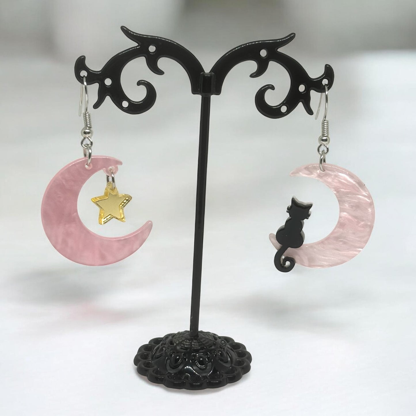Witchy Earrings * Pentacle Earrings * Magick Earrings * Tarot Card Earrings * Pentagram Earrings * Dangle Earrings *Witchcraft Theme Earring
