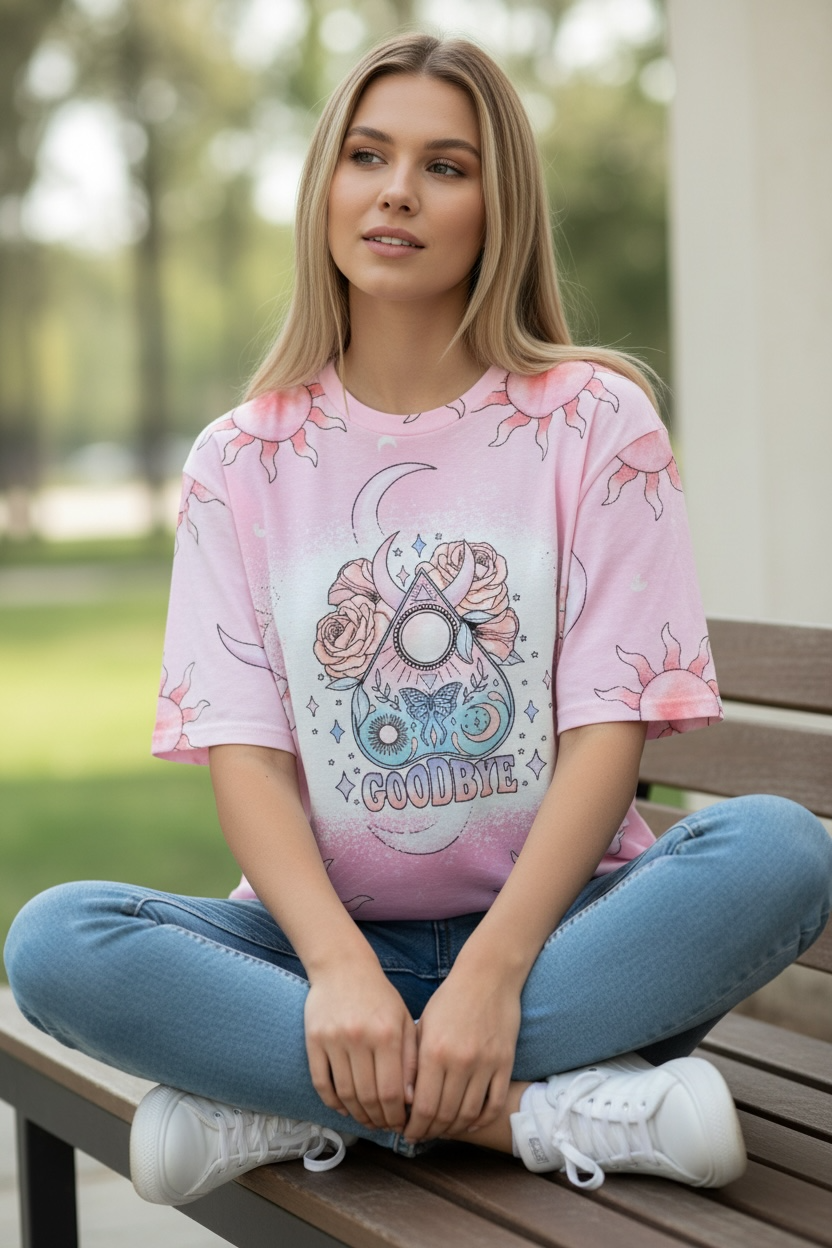 Ouiji Board Goodbye~ Sublimation ~ Witchy Shirt ~ Witchy Clothing ~ Pagan Clothing ~Witches ~ Witch Clothing ~ Pagan ~ Spiritual