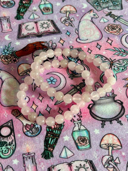 Fashion Beaded Bracelet, Stretch Bracelet, Crystals Bracelet, Charmed Bracelet, Boho Jewelry, Gift for Her